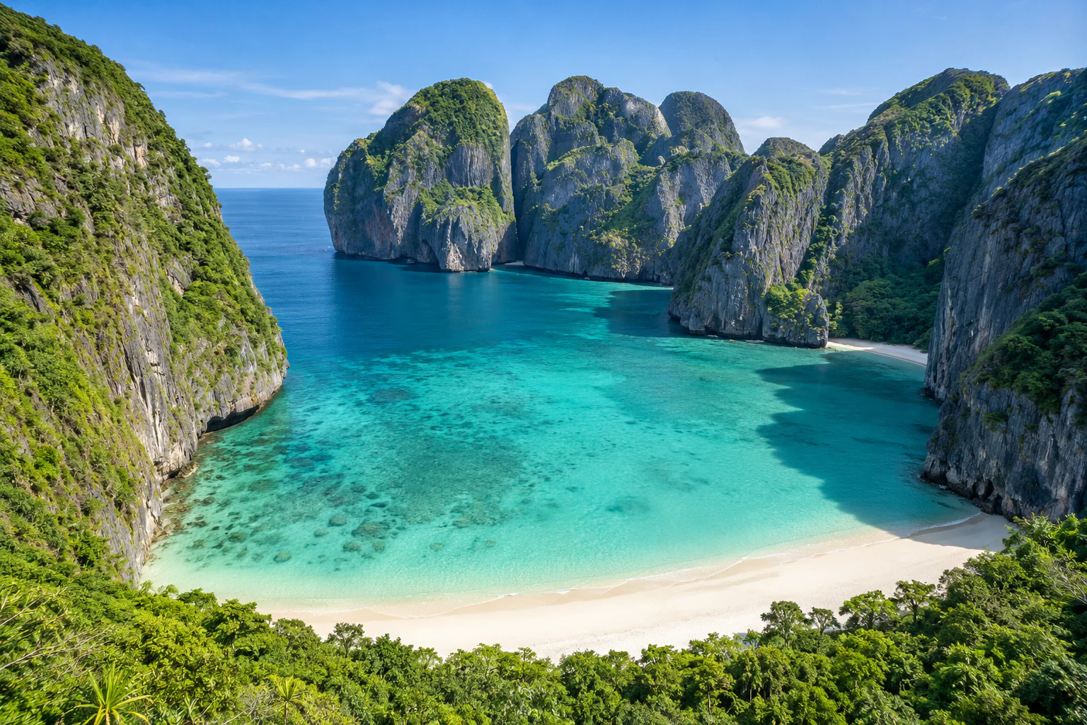 Maya Bay en Thaïlande