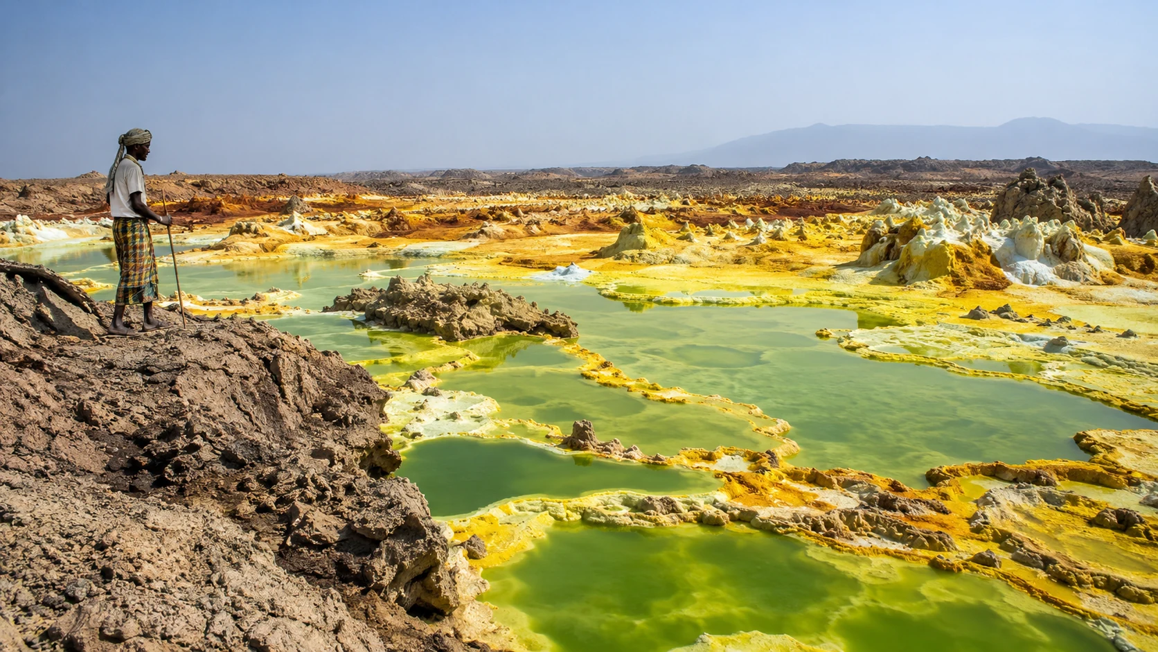 La dépression du Danakil en Éthiopie